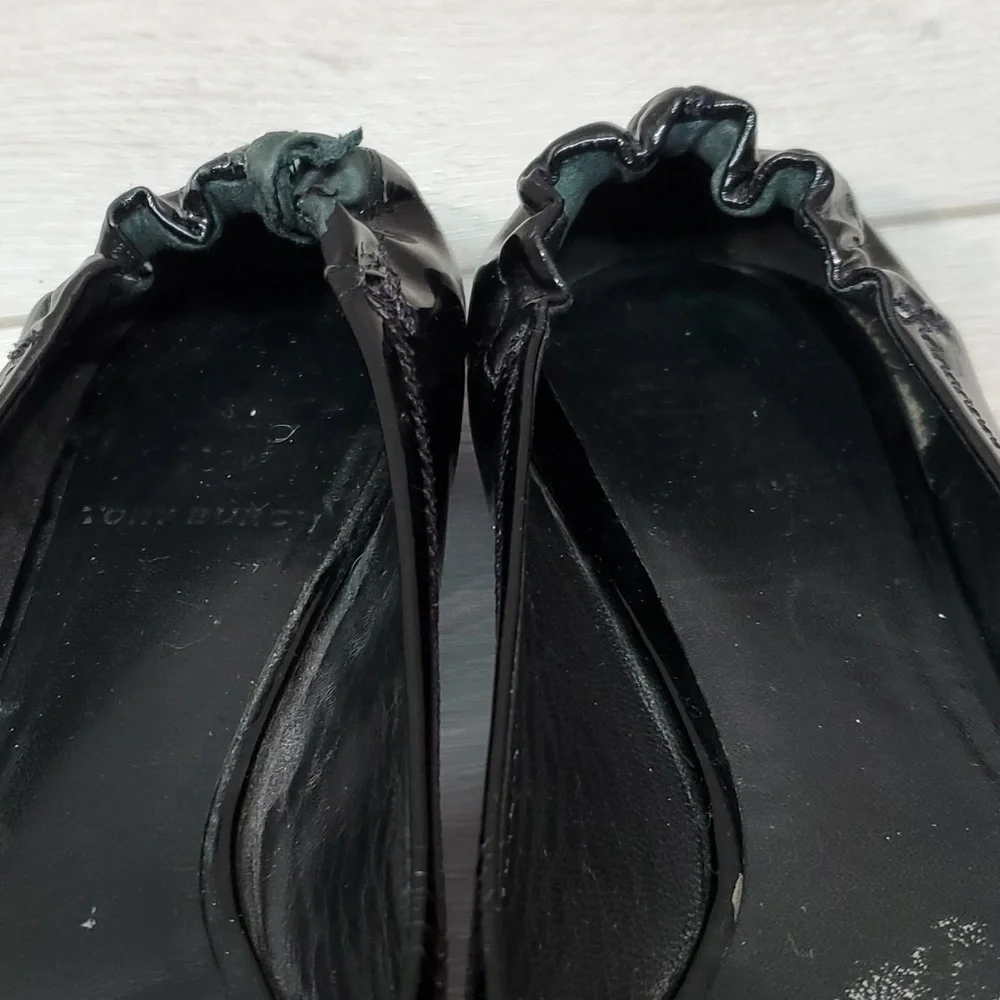 Tory Burch Womens reva  Logo Loafer Flats shoes sz 5